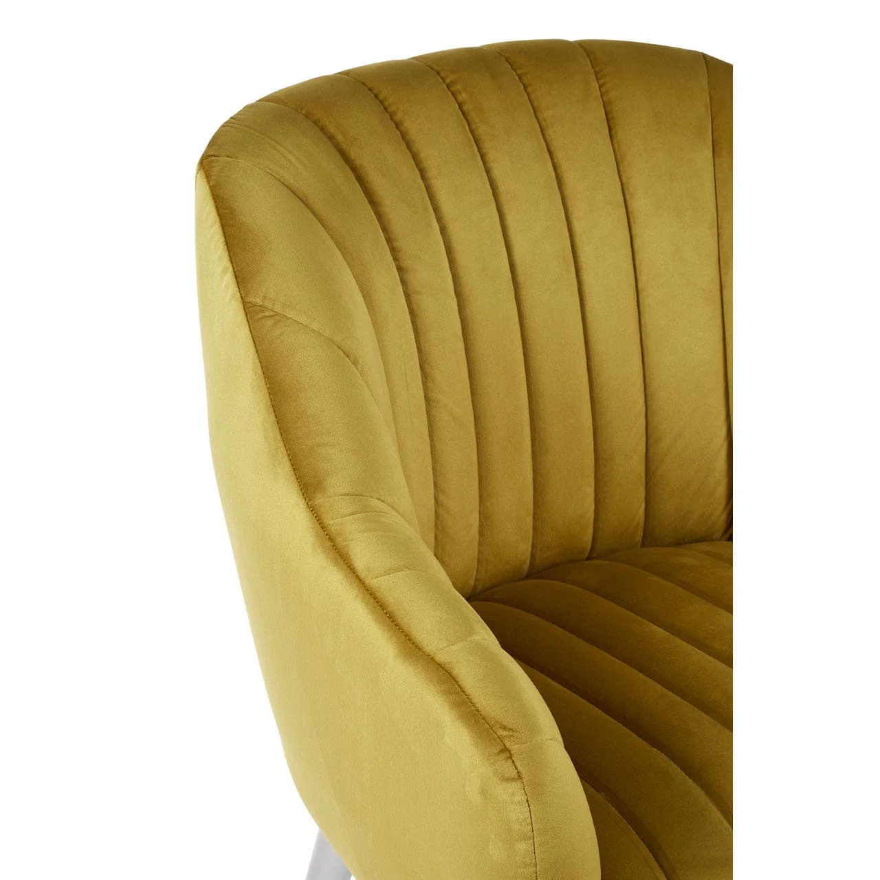 Louxor Mustard Fabric Armchair - Image 5