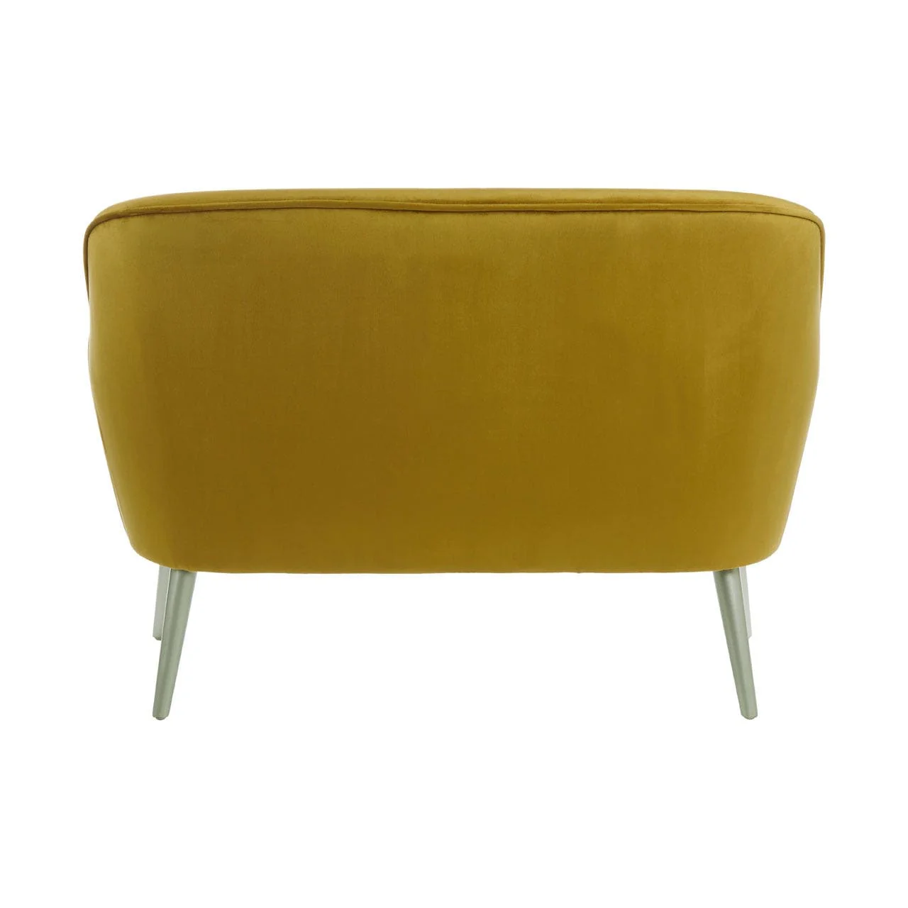 Louxor Mustard Velvet Sofa - Image 3