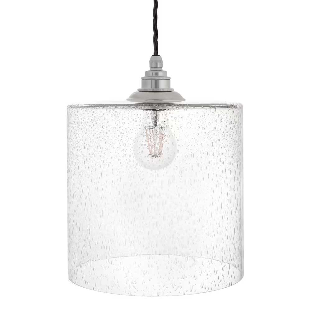 Lowell Bubble Glass Pendant Light - Nickel