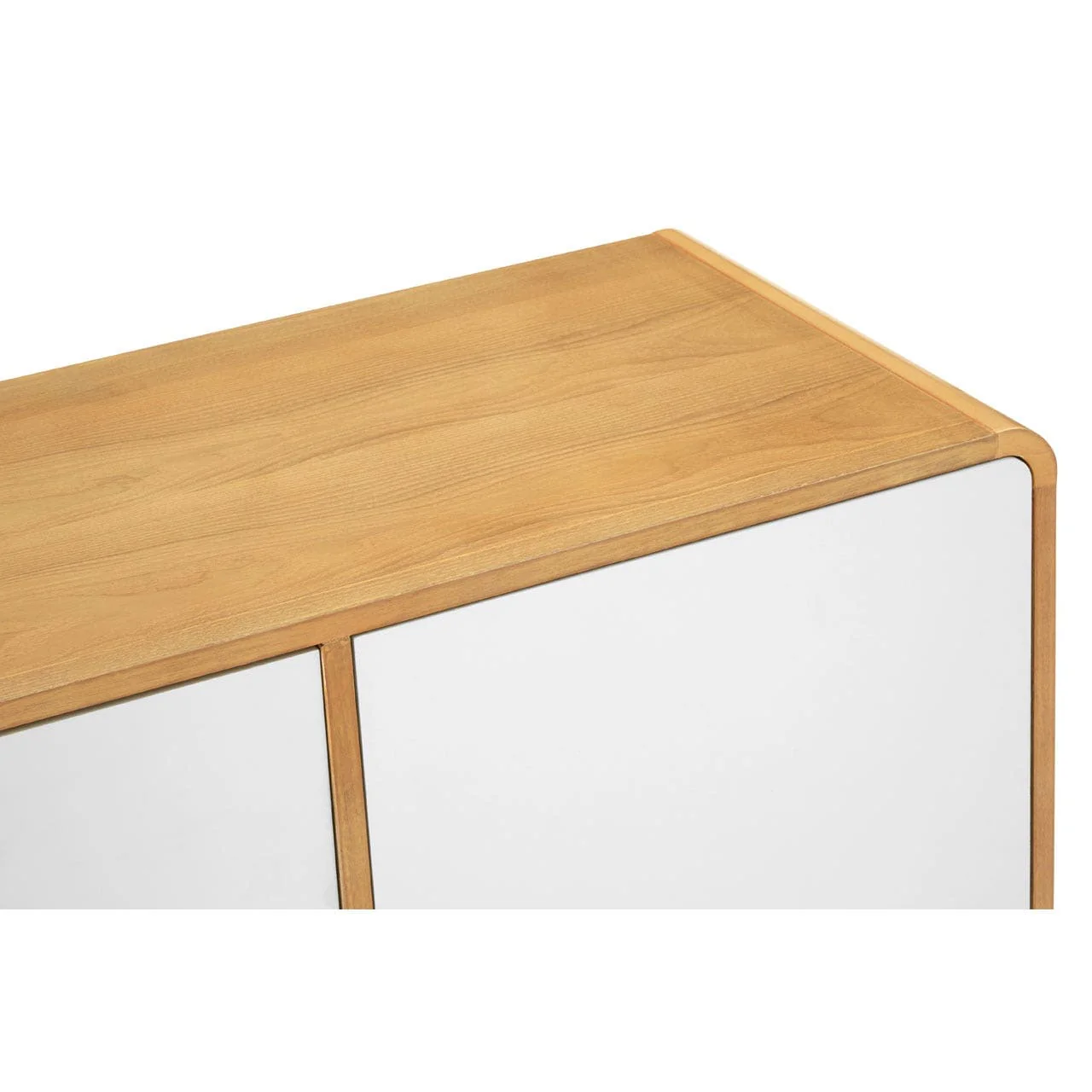 Malmo Sideboard In Oak Wood With 2 Door & 3 Drawers - Image 2