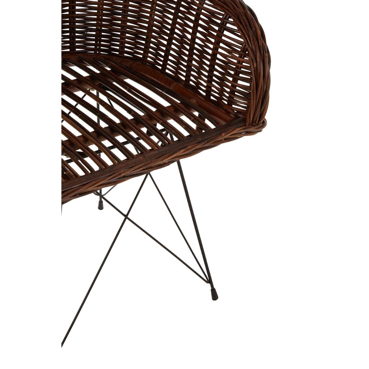 Manado Natural Croco Rattan Chair - Image 3