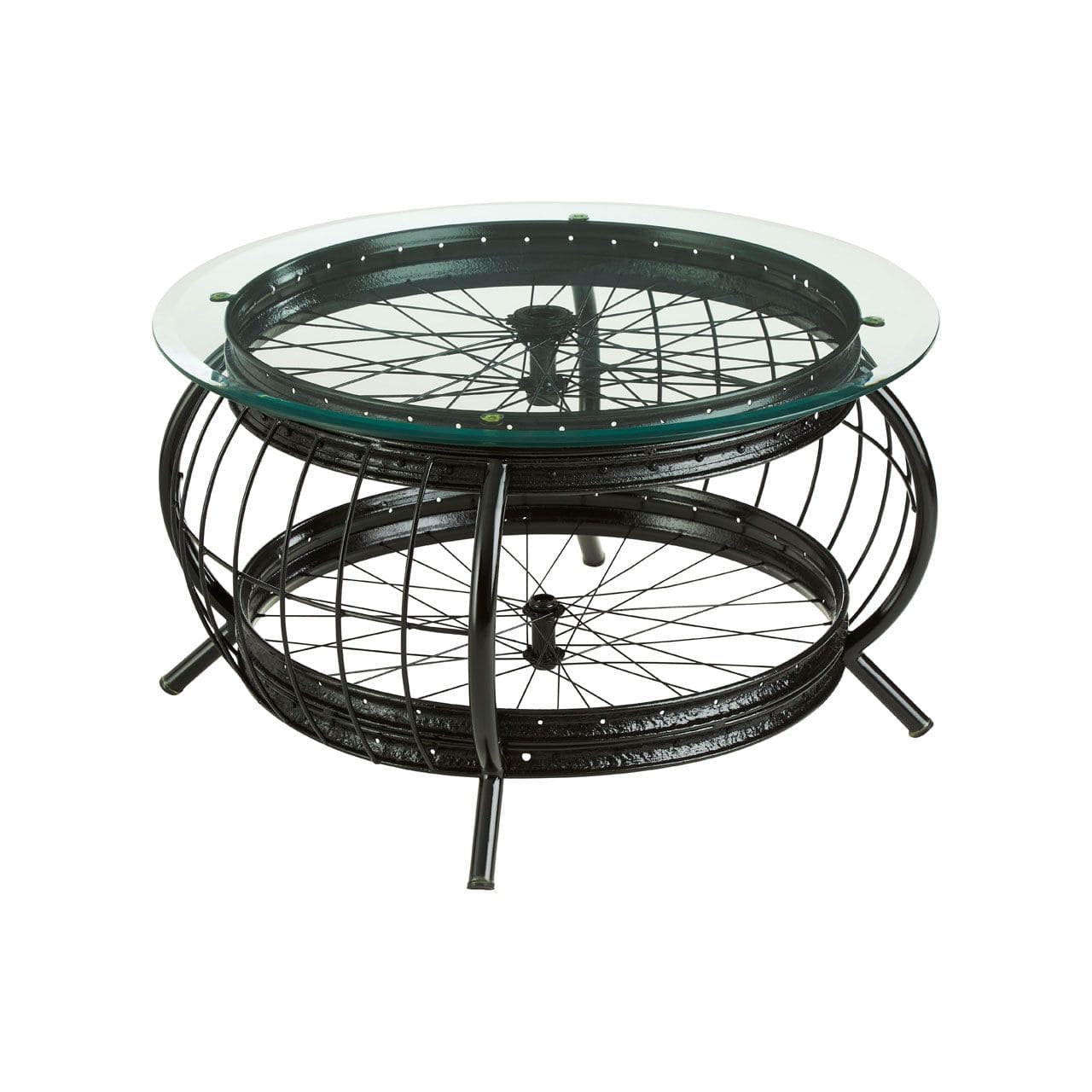 Mantis Black Finish Coffee Table - Image 2
