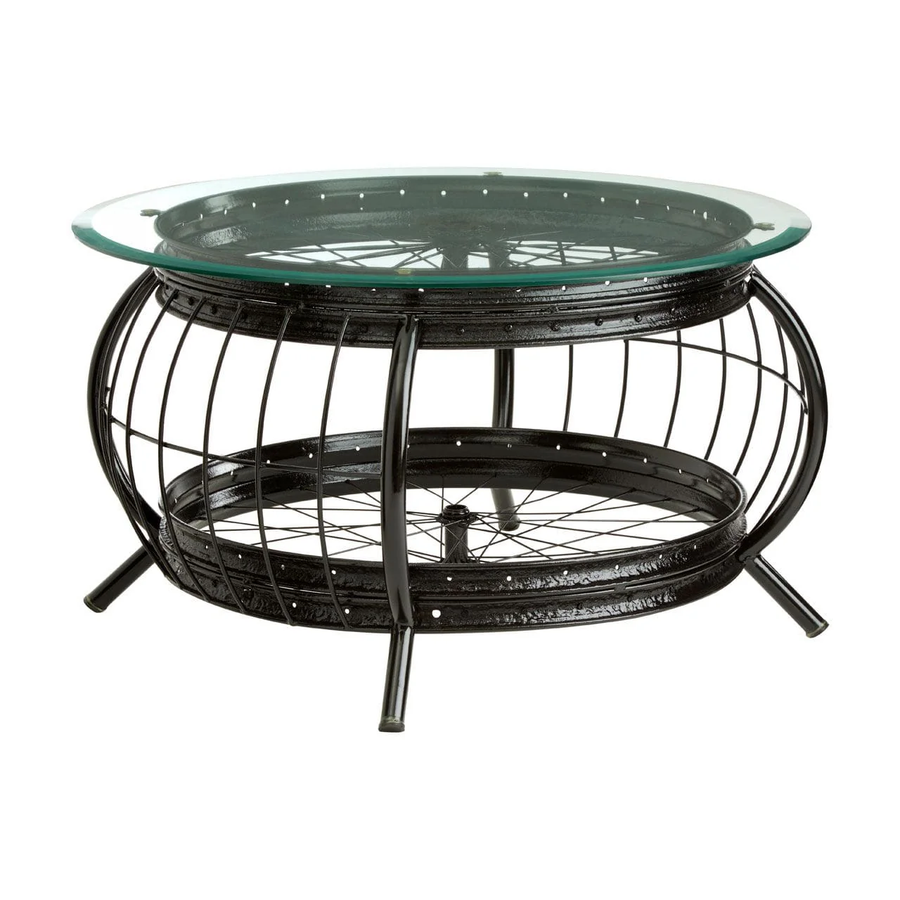 Mantis Black Finish Coffee Table - Image 3