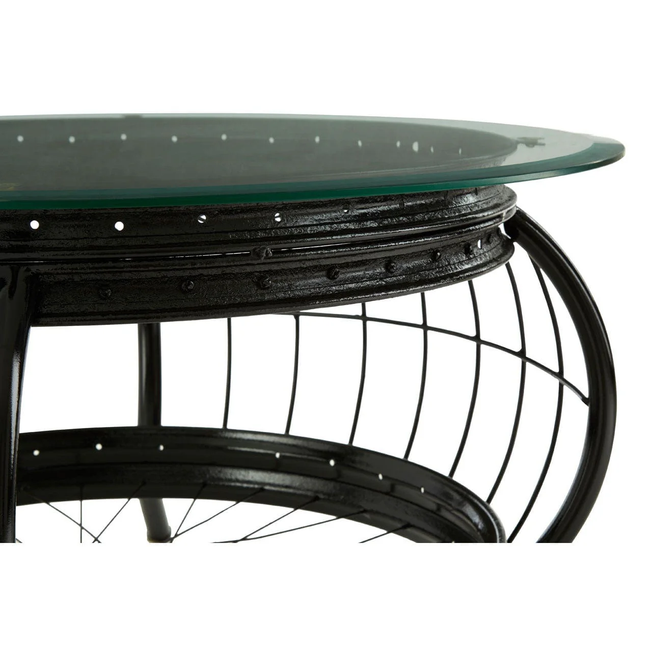 Mantis Black Finish Coffee Table - Image 4