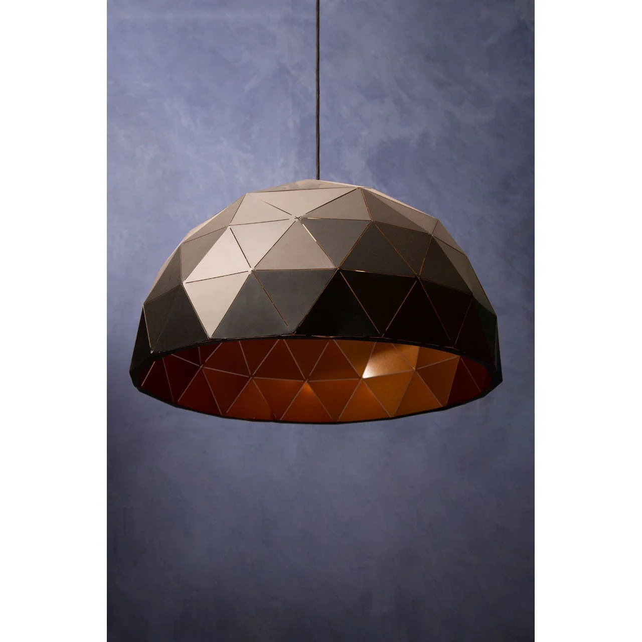 Mateo Large Black Dome Pendant Light - Image 2