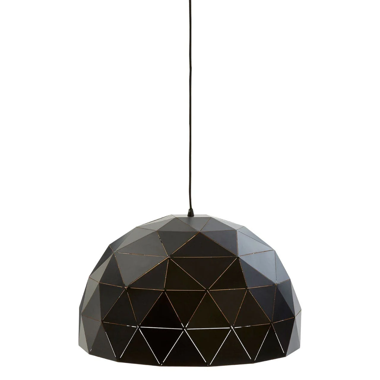 Mateo Large Black Dome Pendant Light - Image 4