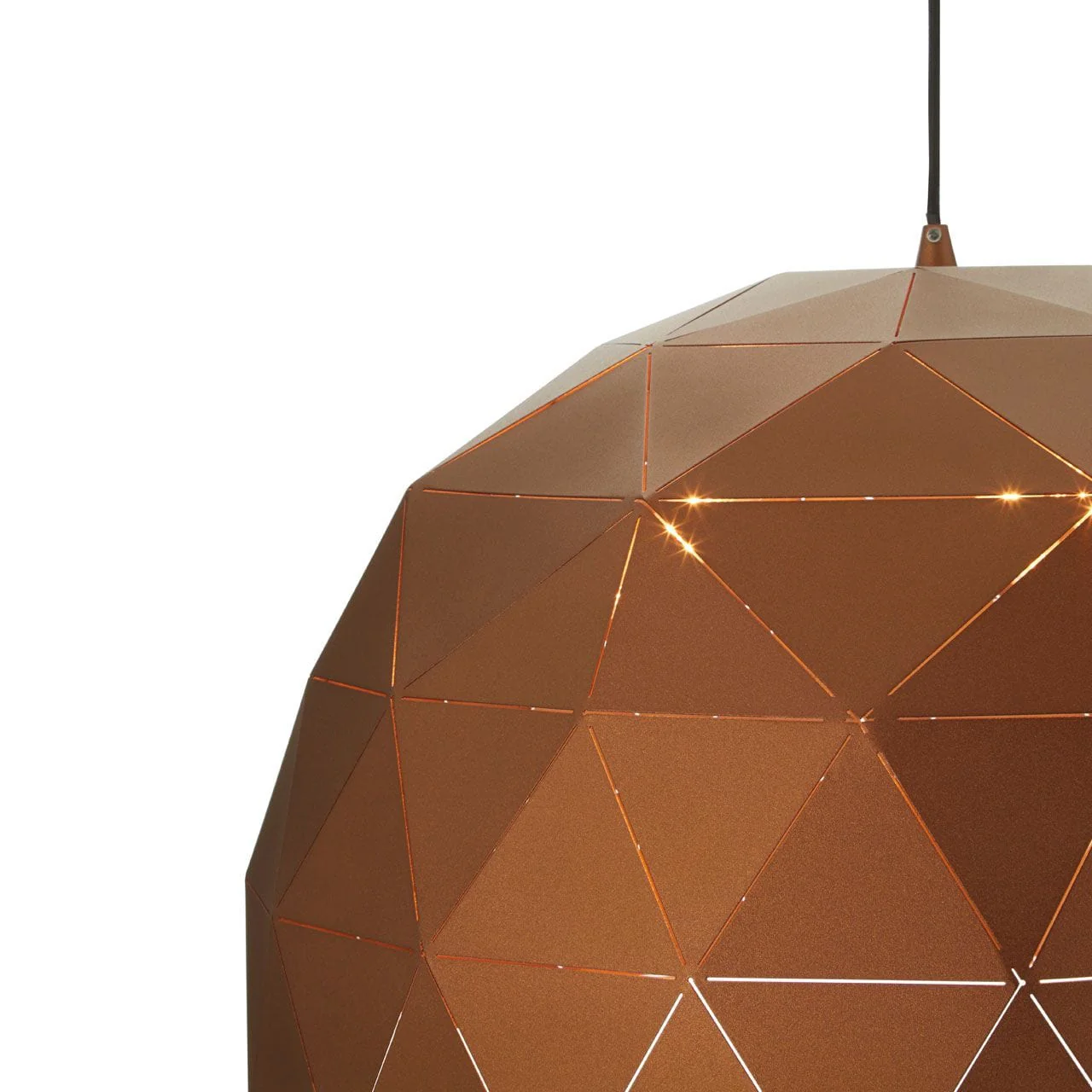 Mateo Large Coffee Dome Pendant Light - Image 4