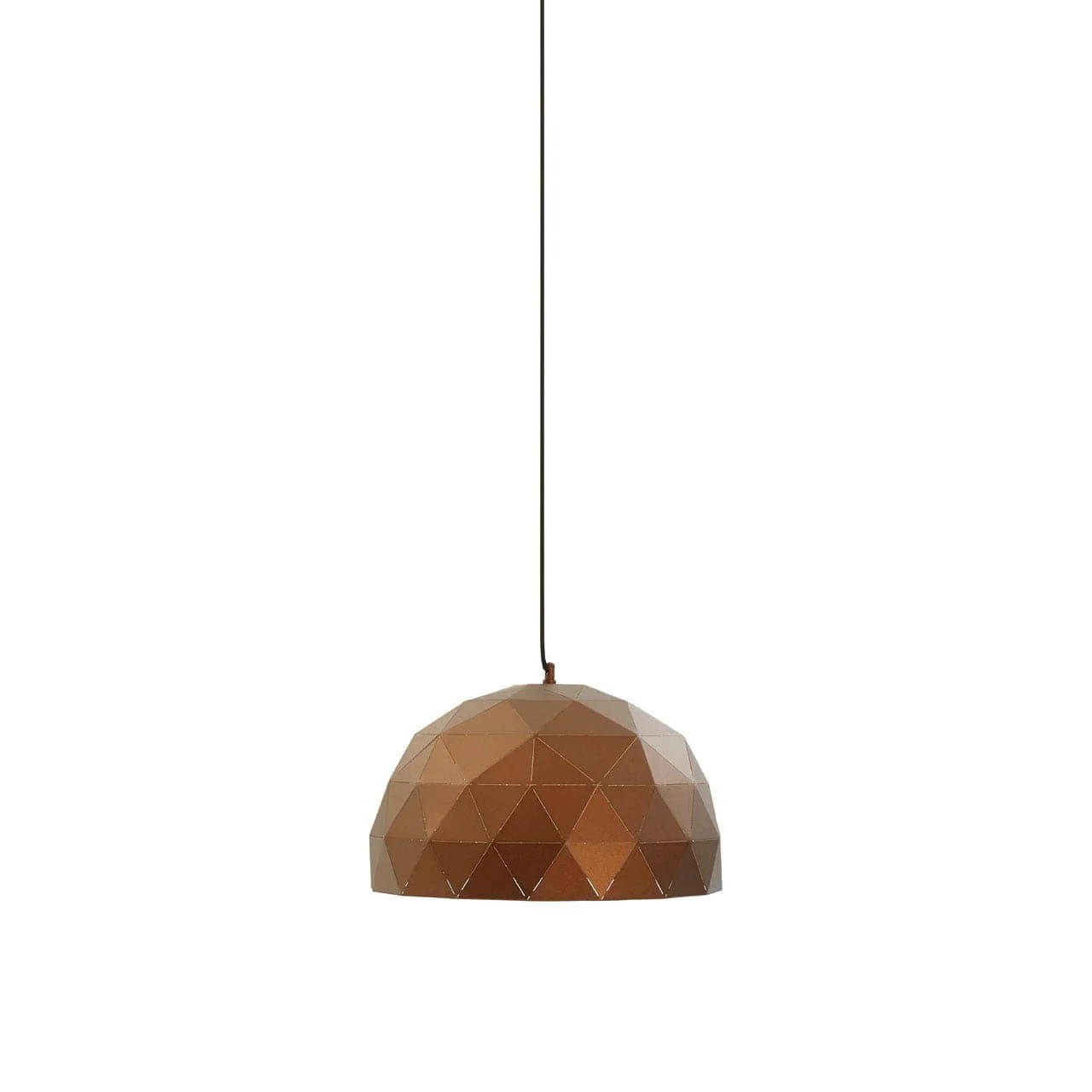 Mateo Medium Coffee Dome Pendant Light - Image 3