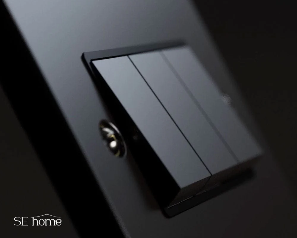 Matt Black Single Isolated Coaxial Socket - Black Trim - Image 2