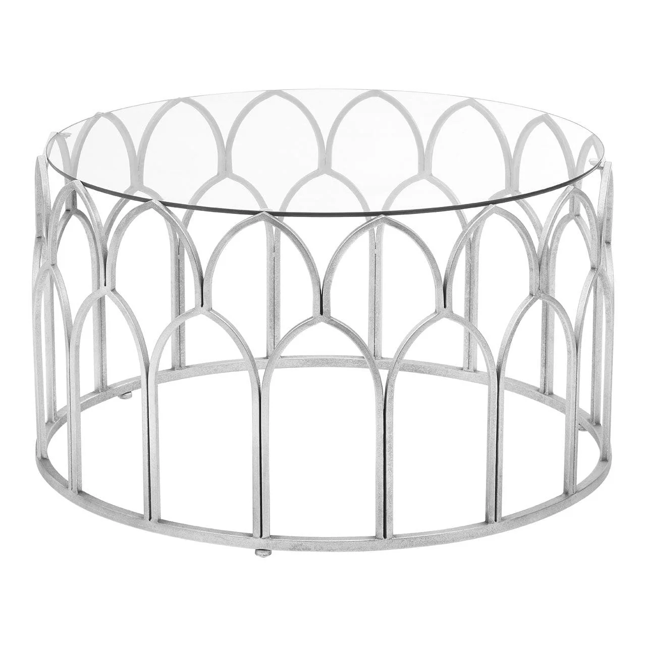 Merlin Silver Leaf Coffee Table - Image 2