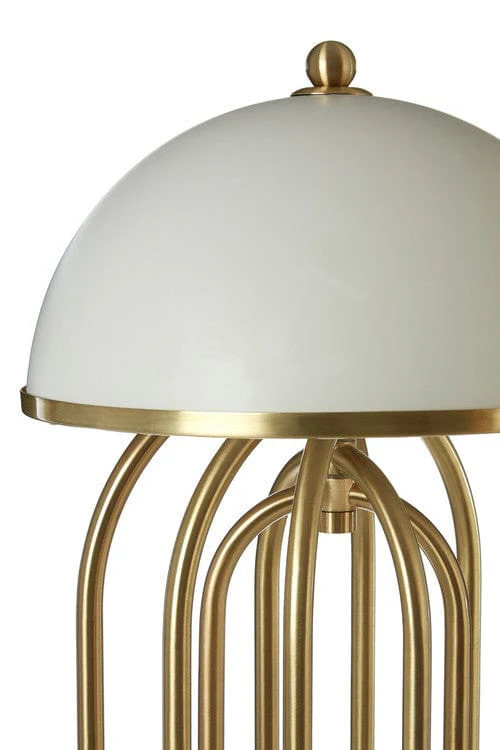 Metropolis White & Gold Effect Table Lamp - Image 5