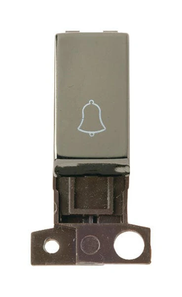 Minigrid Ingot 1 Way Retractive Ingot 10A Switch ‘bell’ - Black Nickel