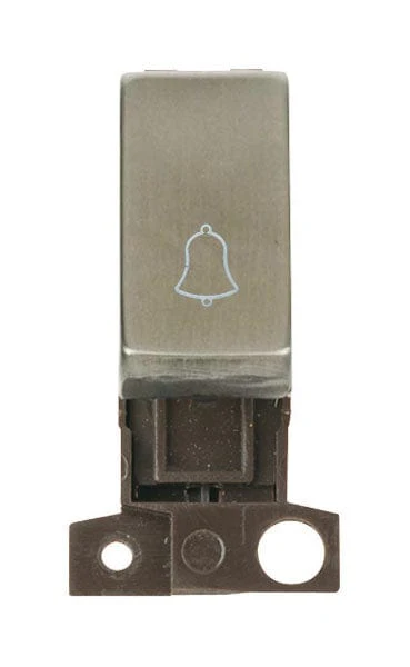 Minigrid Ingot 1 Way Retractive Ingot 10A Switch ‘bell’ - Stainless Steel