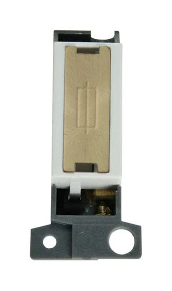 Minigrid Ingot 13A Fused Ingot Fcu Module - - White satin Brass
