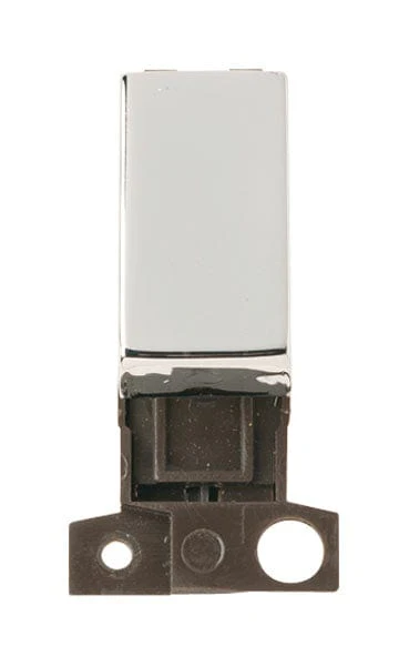 Minigrid Ingot 13A Resistive 10AX DP Switch - Chrome