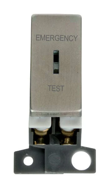 Minigrid Ingot 13A Resistive DP Ingot Keyswitch “emergency Test” - Stainless Steel