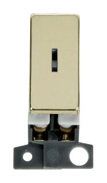Minigrid Ingot 2 Way Ingot 10AX Keyswitch - Brass