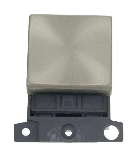 Minigrid Ingot 20A DP Ingot Switch - Satin Chrome