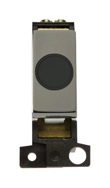 Minigrid Ingot 20A Ingot Flex Outlet Module - Black- Black Nickel
