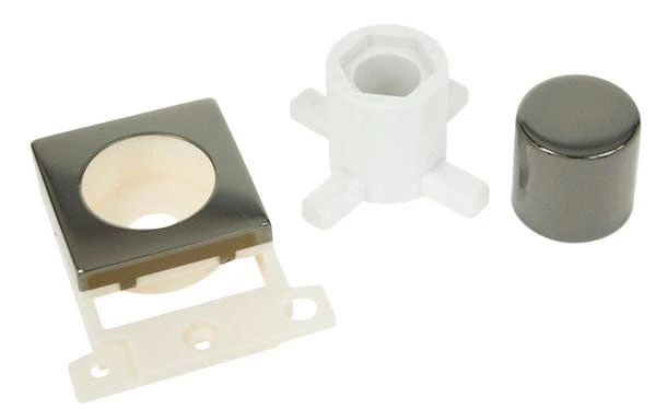 Minigrid Ingot Dimmer Module Mounting Kit - Black Nickel