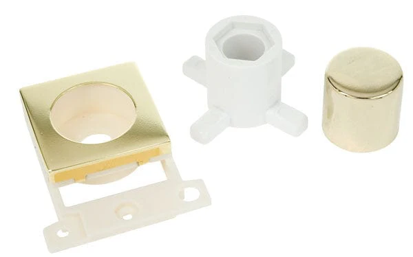 Minigrid Ingot Dimmer Module Mounting Kit - Brass