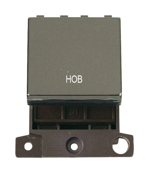 Minigrid Ingot Printed 20A DP Ingot Switch - Black Nickel - Hob