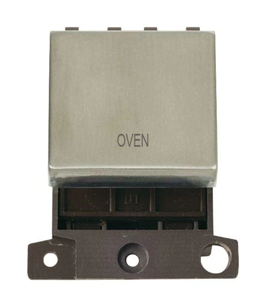 Minigrid Ingot Printed 20A DP Ingot Switch - Stainless Steel - Oven