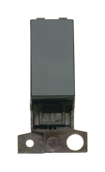 Minigrid Plastic 1 Way 10AX Switch - Black