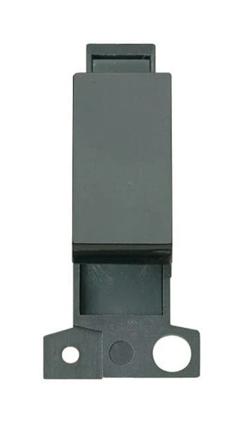 Minigrid Plastic 10A 3 Position Retractive Switch - Black