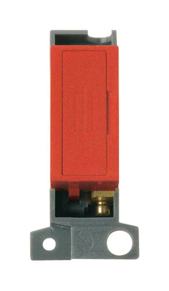 Minigrid Plastic 13A Fused Fcu Module - Red
