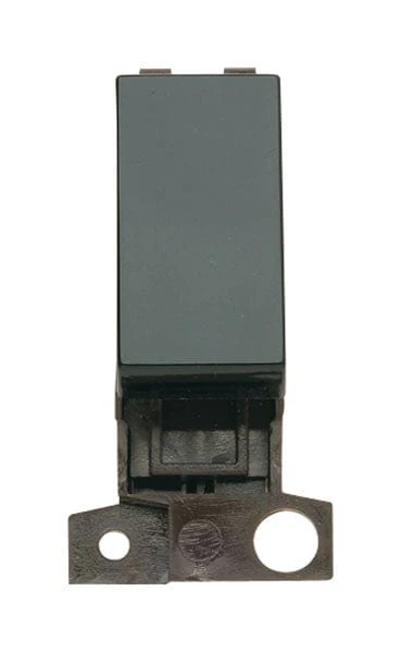 Minigrid Plastic 2 Way 10AX Switch - Black