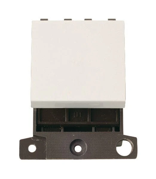 Minigrid Plastic 20A DP Switch - Polar White