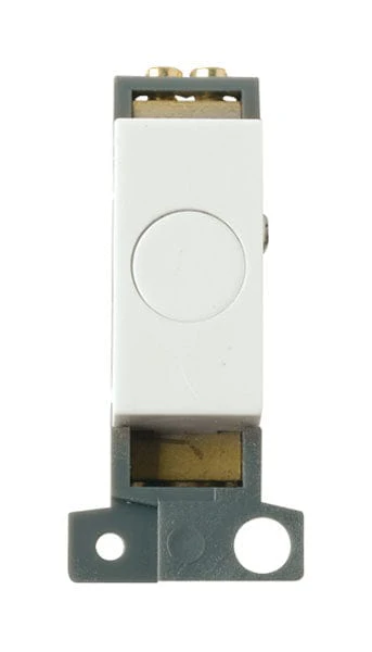 Minigrid Plastic 20A Flex Outlet Module - Click White