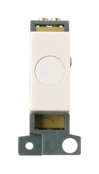 Minigrid Plastic 20A Flex Outlet Module - Polar White