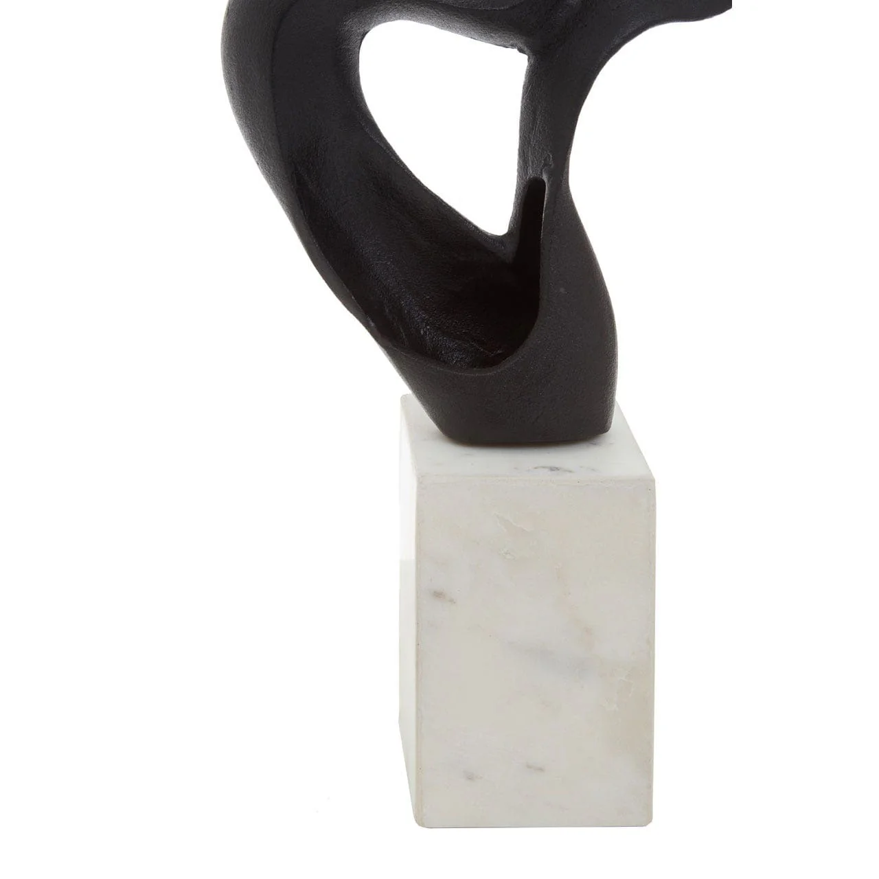 Mirano Black Finish Knot Sculpture - Image 4