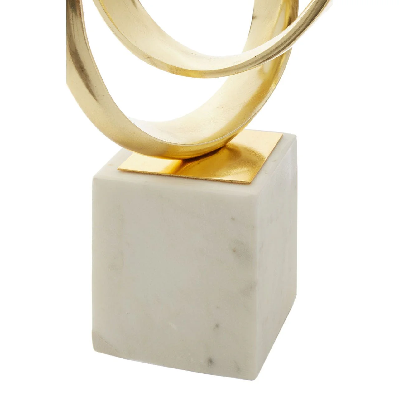 Mirano Gold Finish Knot Sculpture - Image 8