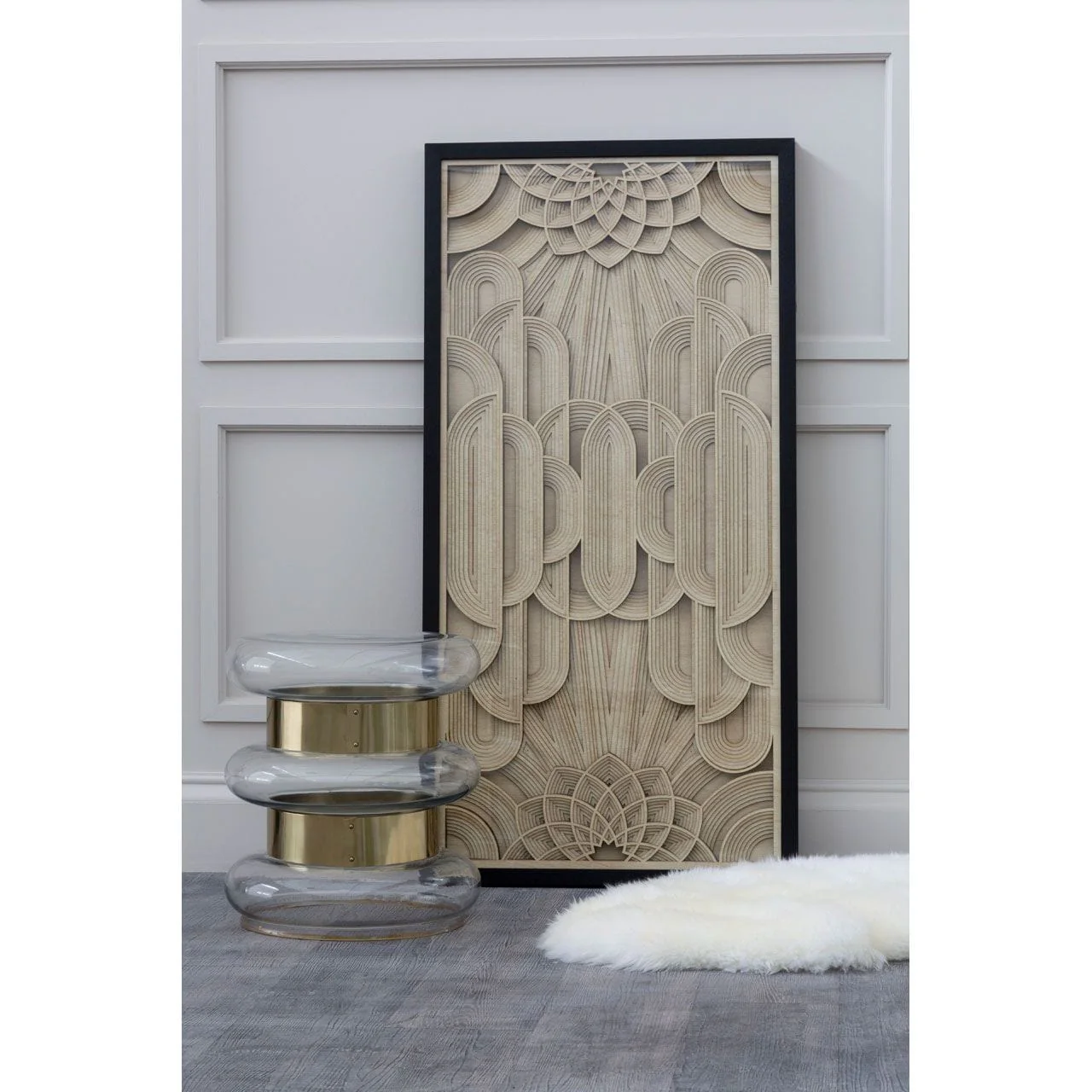 Modello Deco Wood Carving Wall Art - Image 3