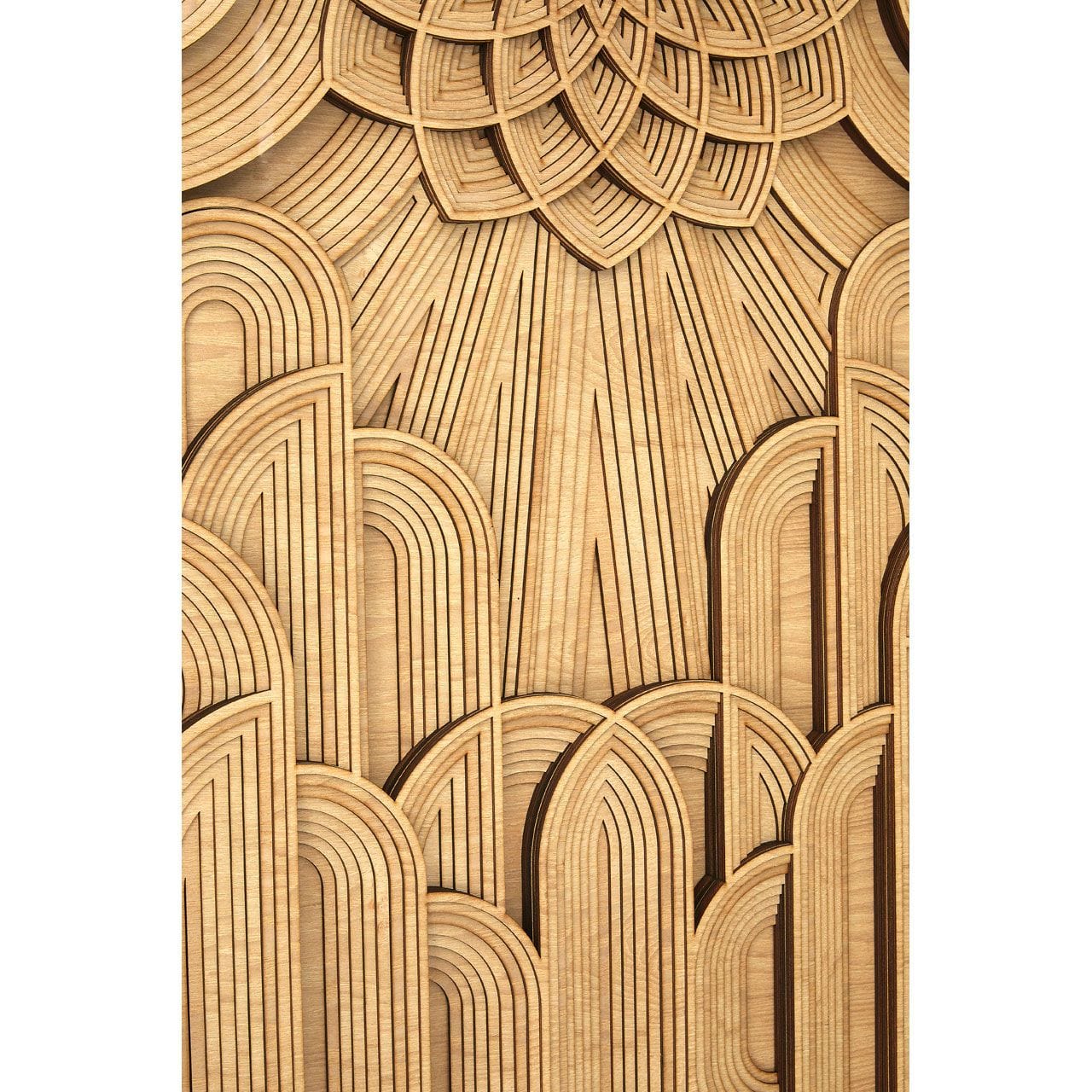 Modello Deco Wood Carving Wall Art - Image 6