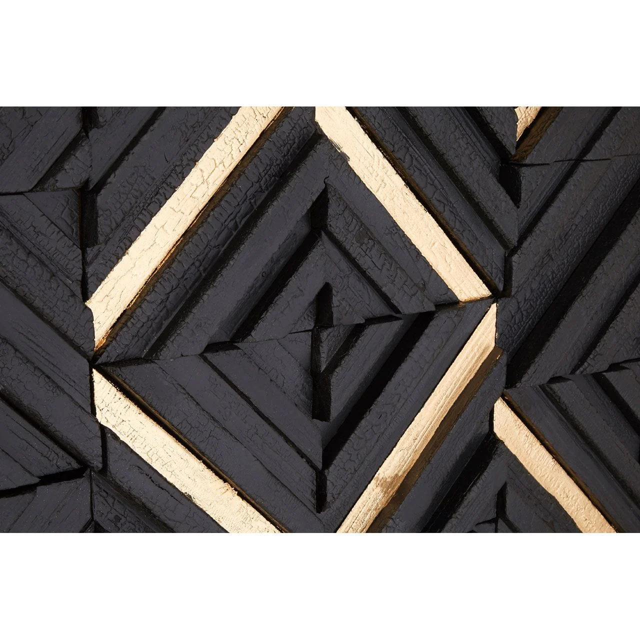 Modello Gold / Black Wood Panel Wall Art - Image 5
