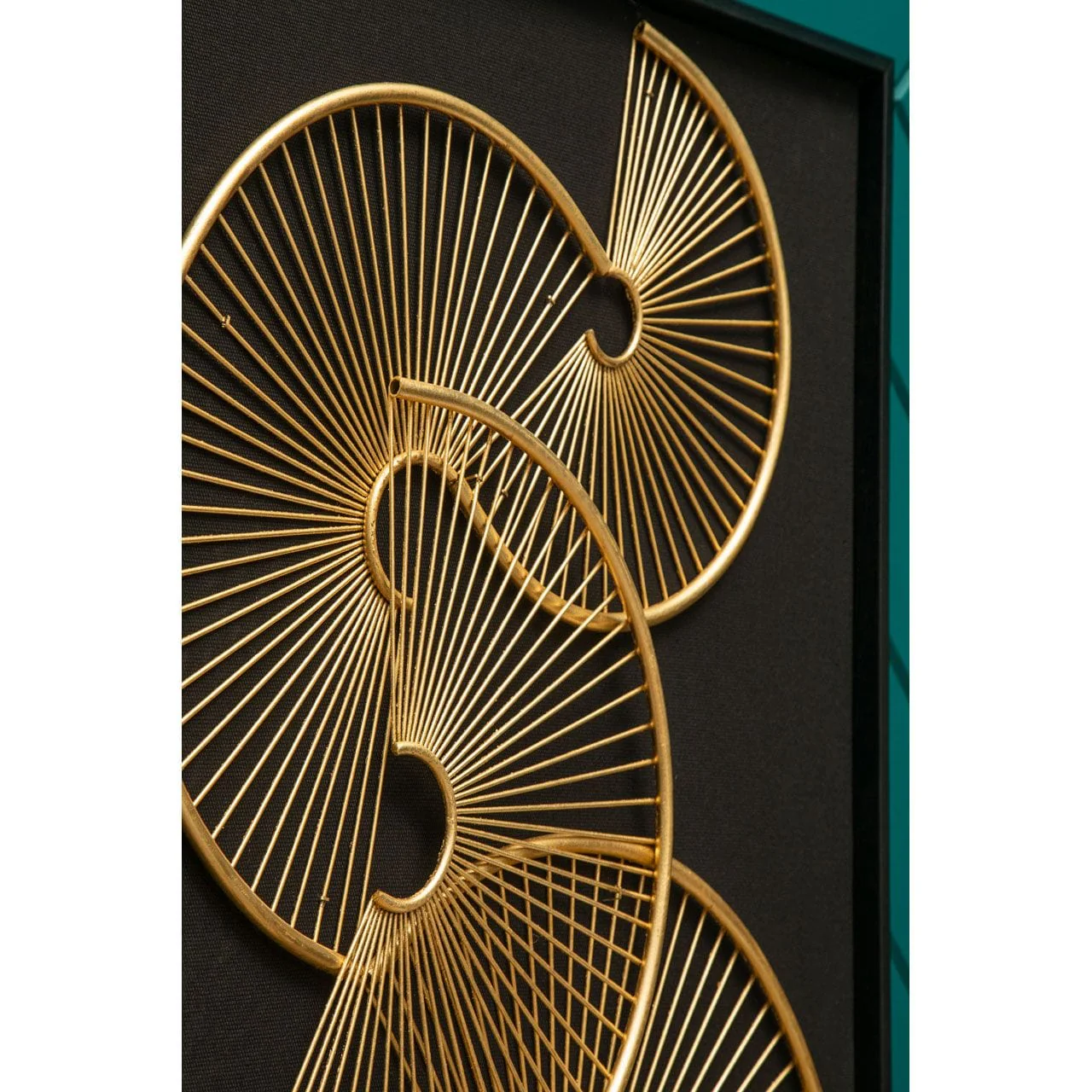 Modello Metal Fan Framed Wall Art - Image 3