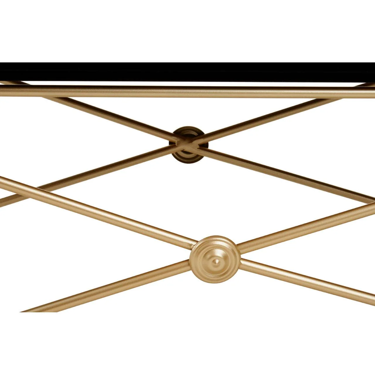 Monroe Gold Finish Coffee Table - Image 3