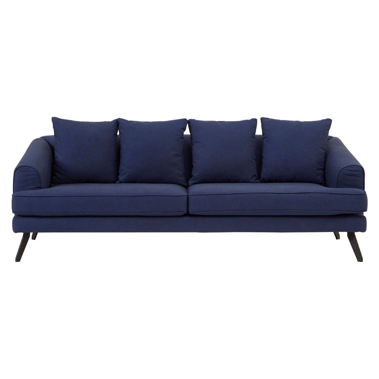 Mylo 3 Seater Navy Fabric Sofa