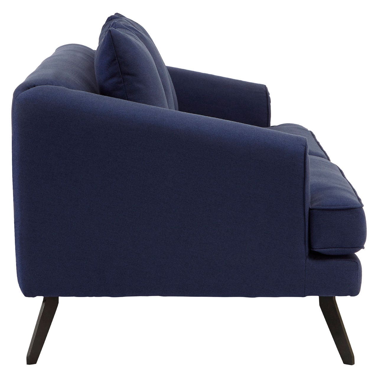 Mylo 3 Seater Navy Fabric Sofa - Image 4