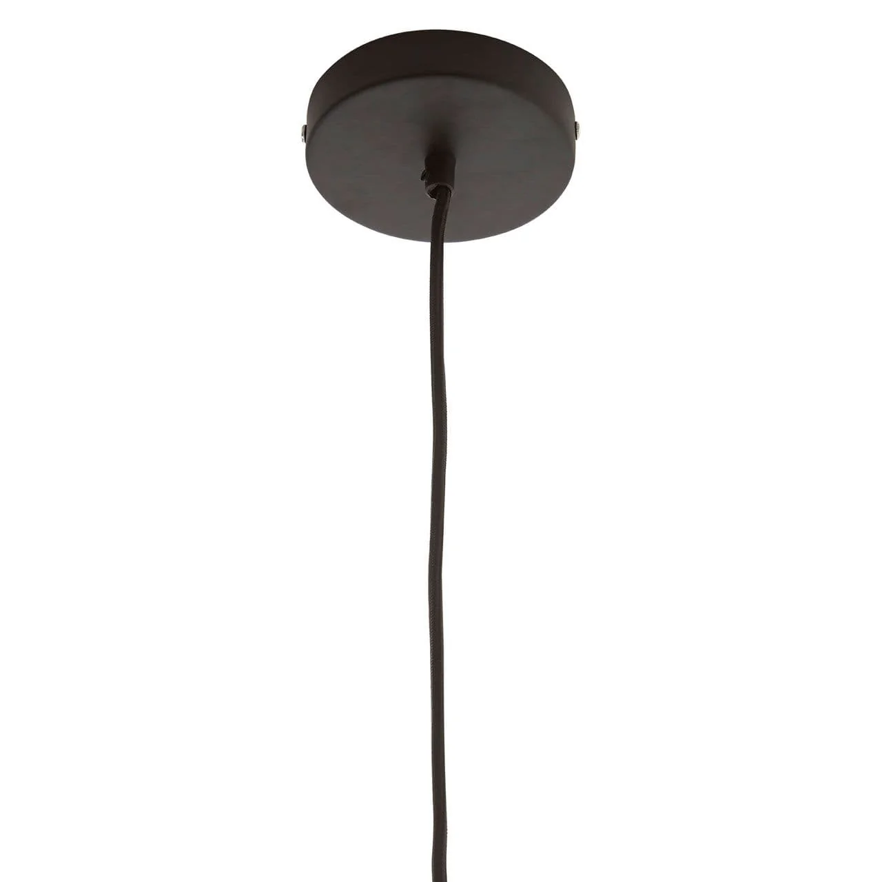 New Foundry Smoked Glass Plate Shaped Pendant Light - Image 5