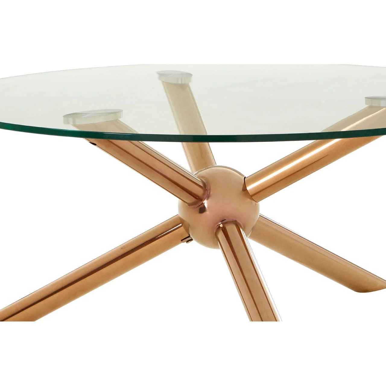Novo Round / Rose Gold Coffee Table - Image 3