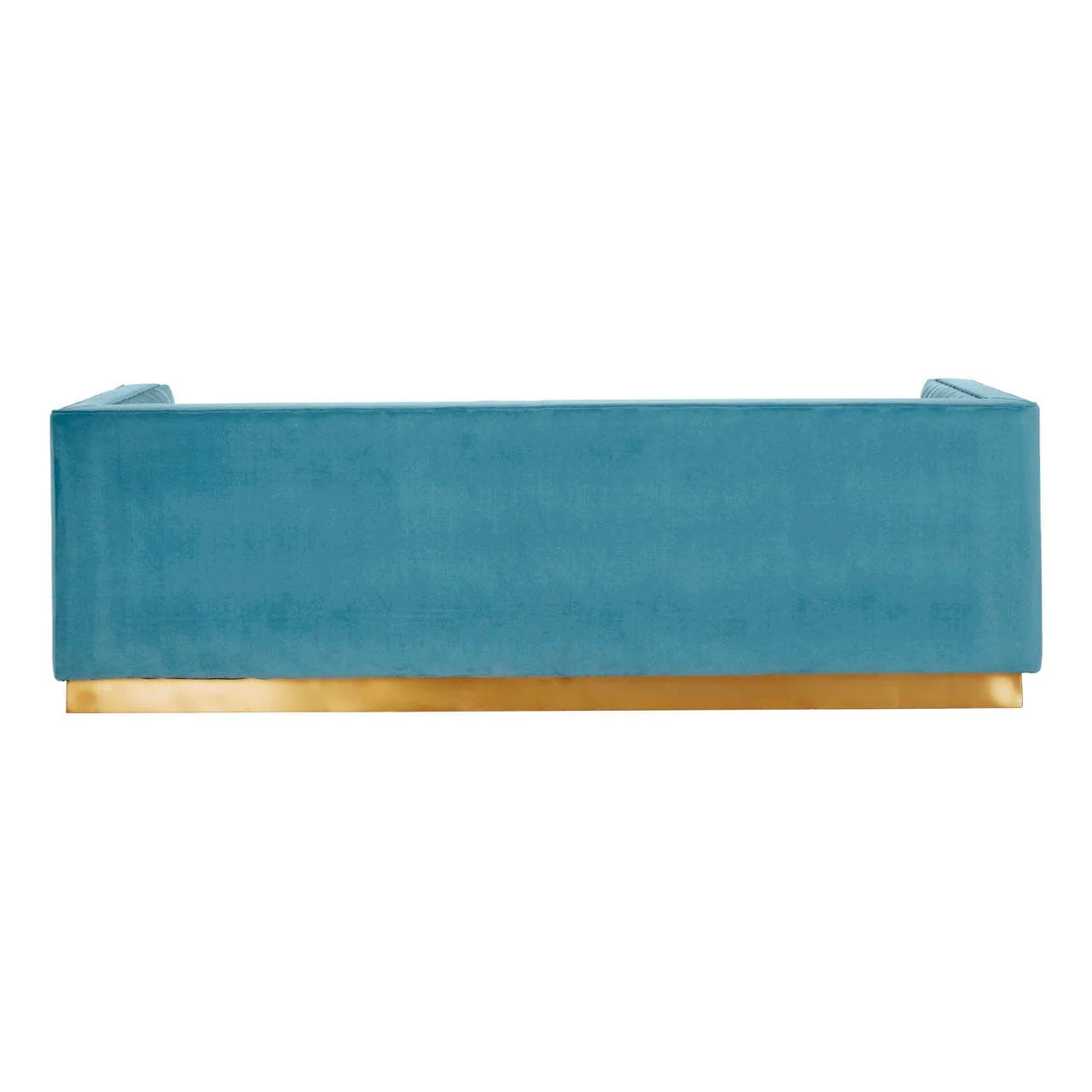 Opal 3 Seat Light Blue Sofa - Image 4