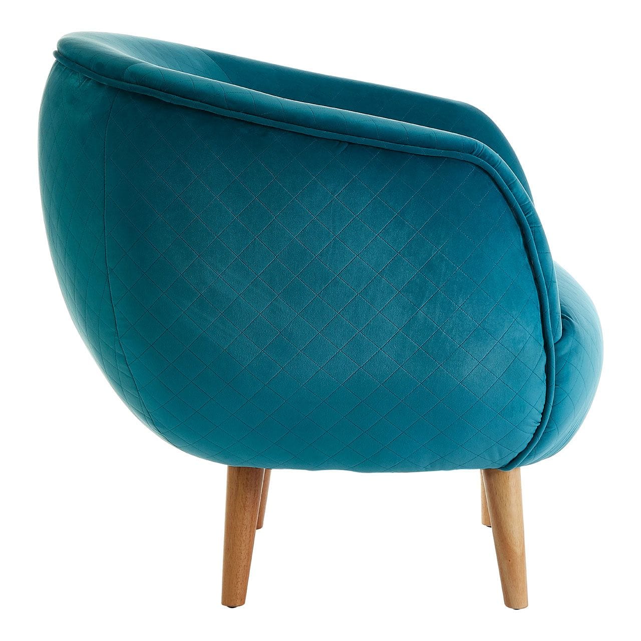 Shakespeare Teal Fabric Chair - Image 2