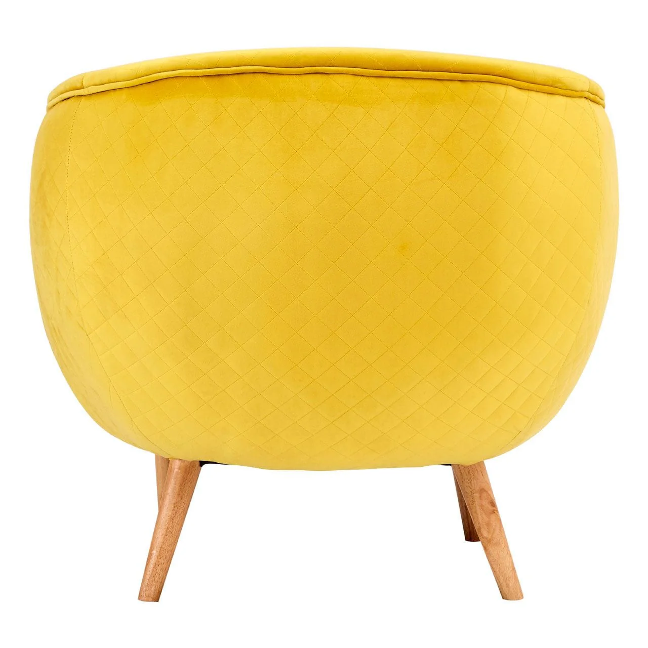 Shakespeare Yellow Fabric Chair - Image 6