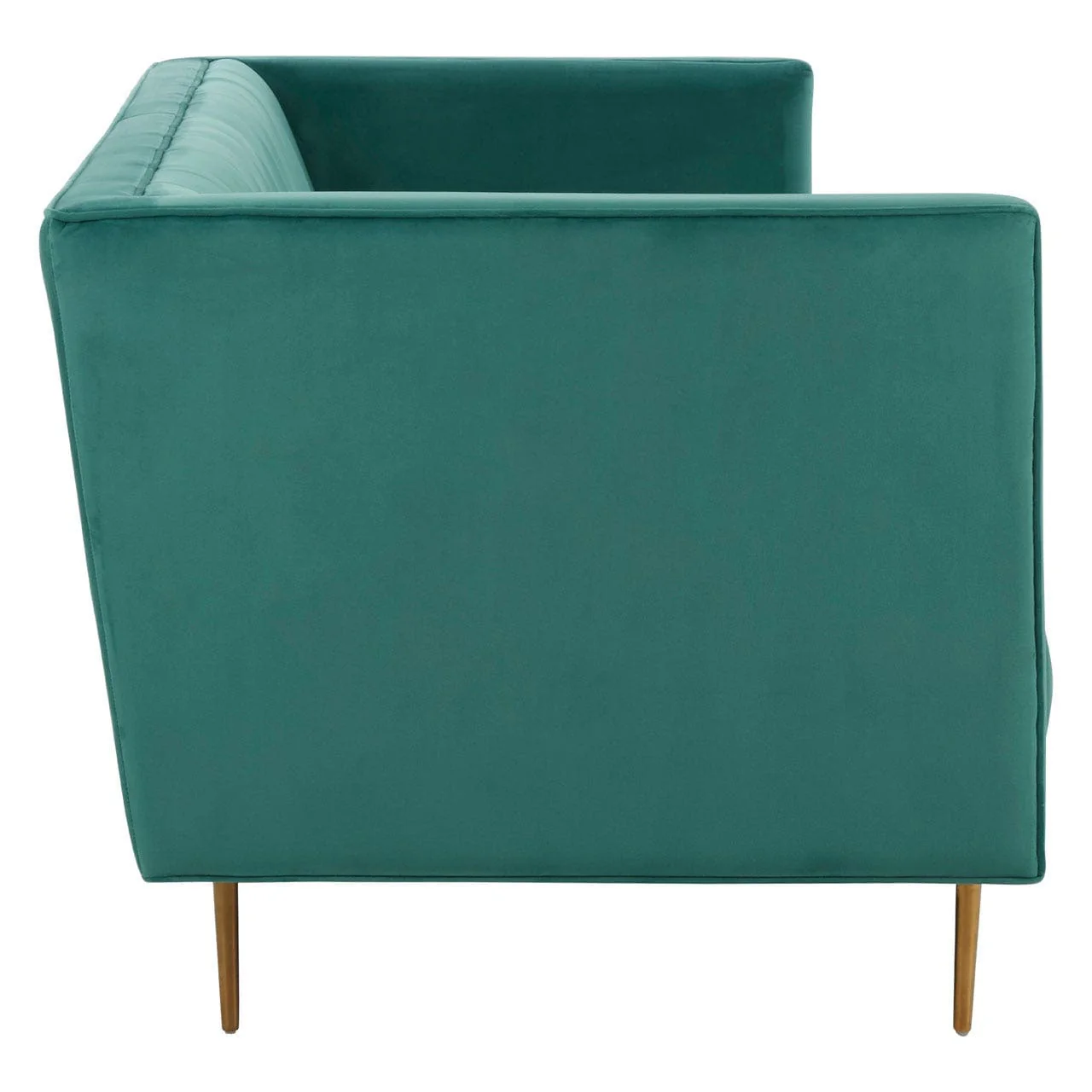 Otylia 3 Seat Green Sofa - Image 4