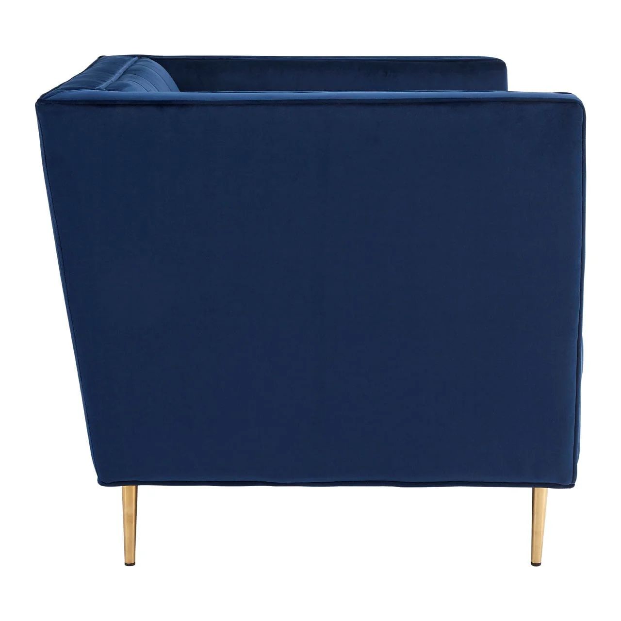 Otylia Deep Blue Velvet Armchair - Image 3